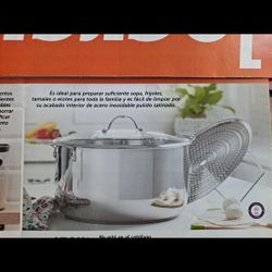 OLLA TAMALERA DE 15 QT CLÁSICA CON PARRILLA PRINCESS HOUSE ⚘️ ⚘️ 