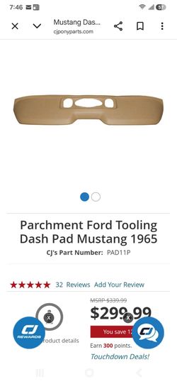 66 mustang new dash