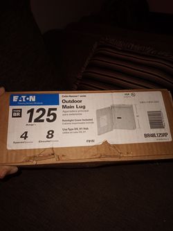 Out door main lug 125amp $30