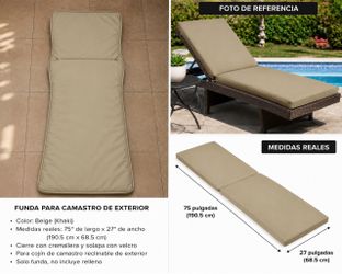 2 Outdoor chair cushion covers