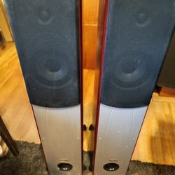 DEF -TECH TOWER SPEAKERS! these go Boom! 