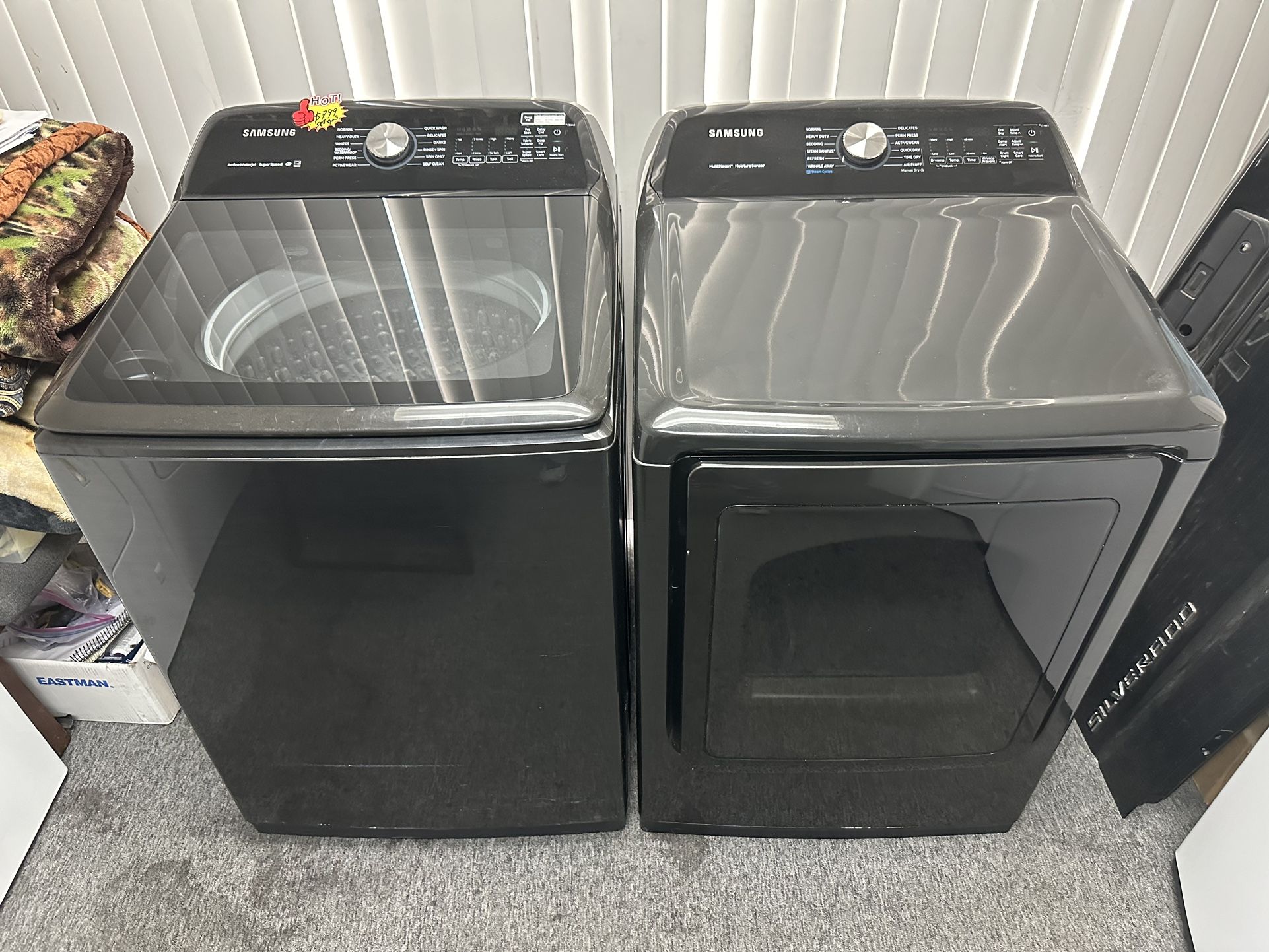 Samsung Top Load Washer And Gas Dryer