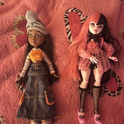 monster high and brats doll