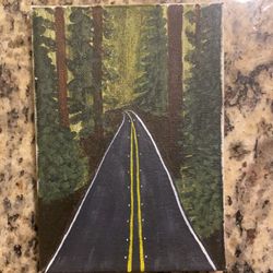 Forrest Road Painting 