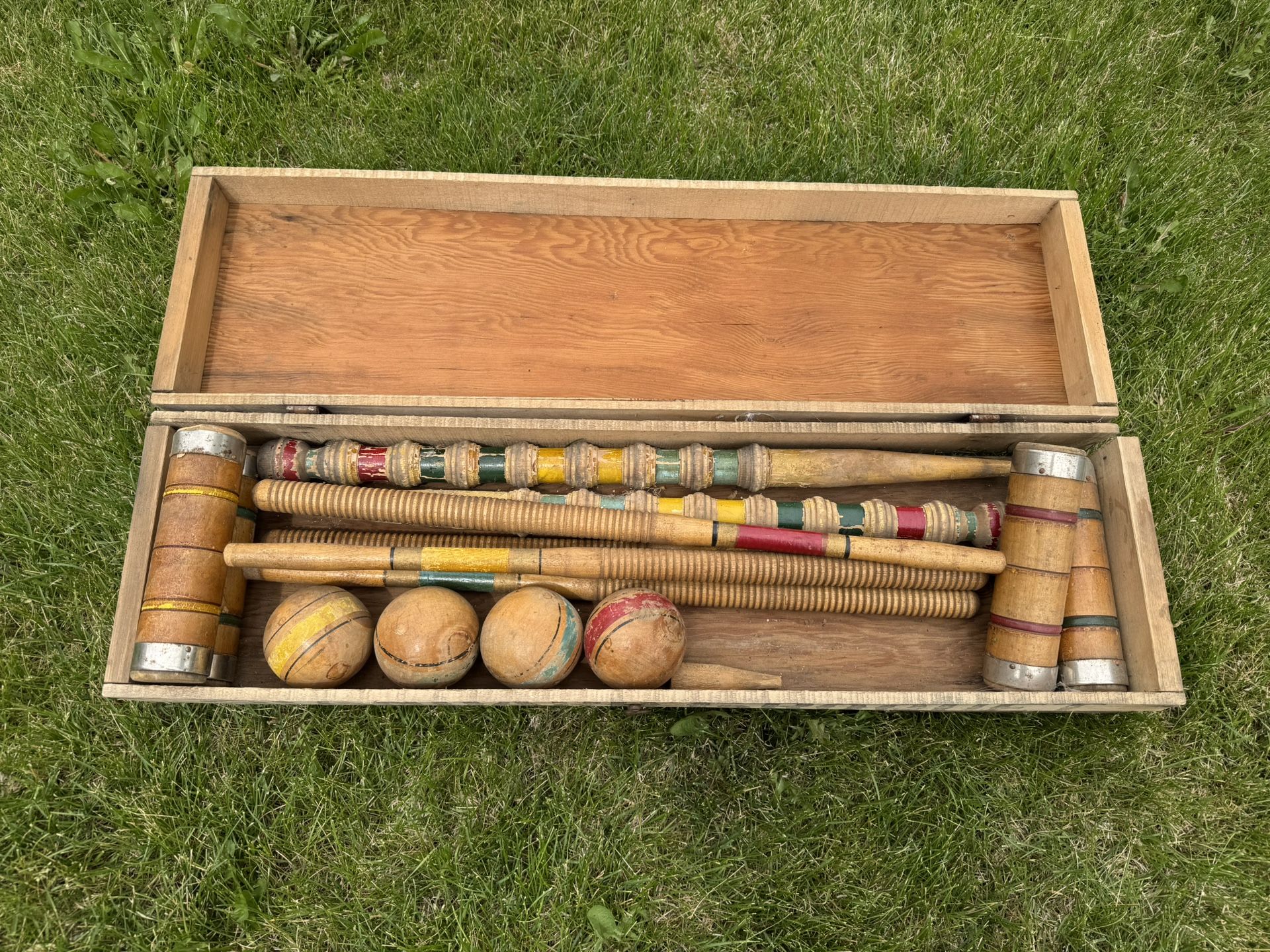 Collector’s Antique Croquet Set