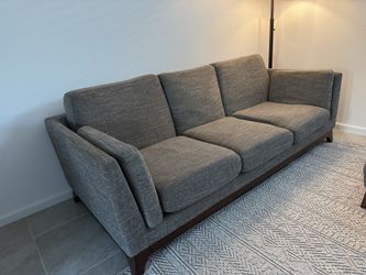 Couch with ottoman