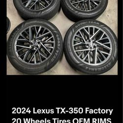 2024 Lexus TX-350 Factory 20 Wheels Tires OEM RIMS 5X120 255/55/20 Goodyear