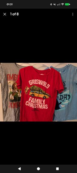 griswolds elf elf ugly sweater tshirts women's medium small (men xs?) kids