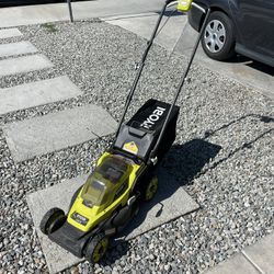 Ryobi 13in Lawnmower NO BATTERY NO CHARGER