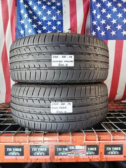 ✅ 2 USED TIRES 235/35ZR19 MUCHO MACHO COSMO PERFORMANCE 235 35 19