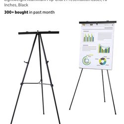 Lightweight Aluminum Flip-Chart Presentation Easel,  New In Box