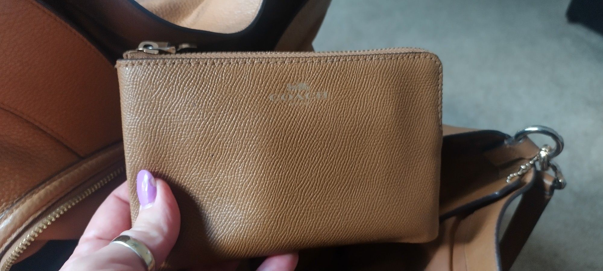 Coach Bag And Matching Wallet