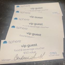 Food And Drink Vouchers