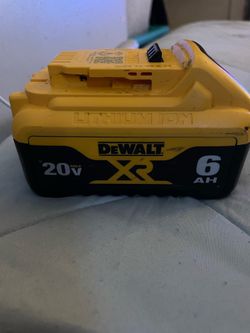 Dewalt 6AH 20v battery