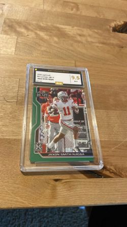 2023 Leaf Draft Bonus Green Jaxon Smith Njigba
