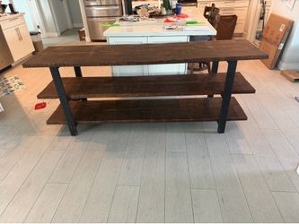 Large custom TV stand￼