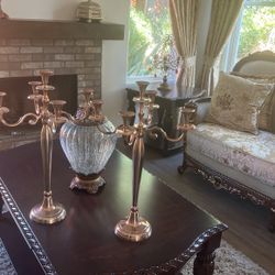 Brand New Candle Holder, Rose Color