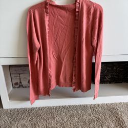 Coral New York Company Sweater Cardigan for Women - Long Sleeves, Size M