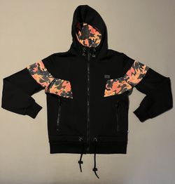 Cookies SF Men’s Black Camo Full Zip Hoodie Brand New DS
