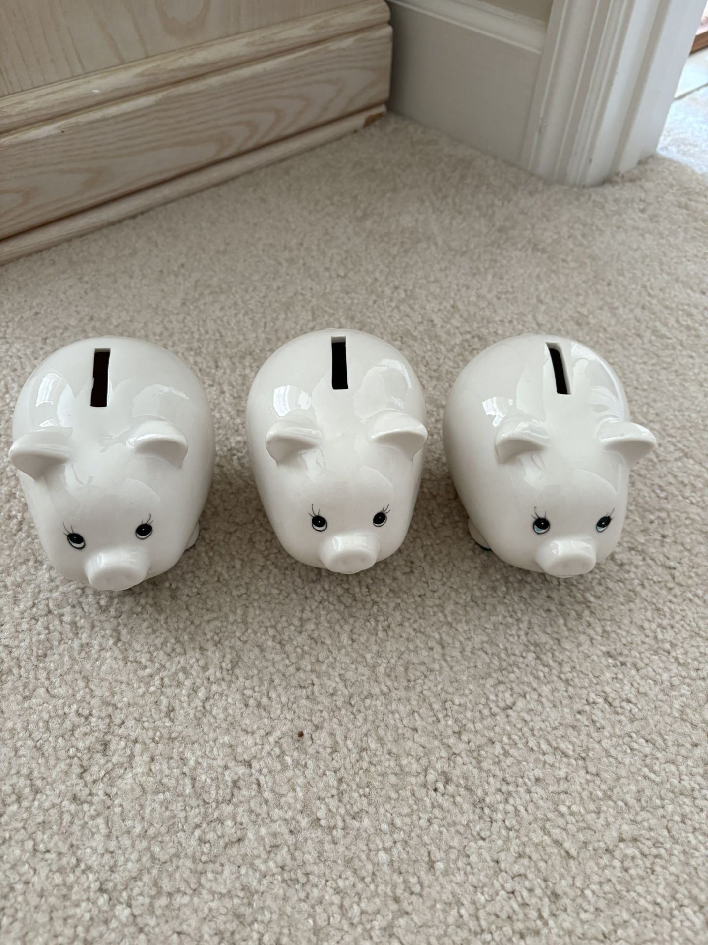 White Piggy Bank 5.00 Each