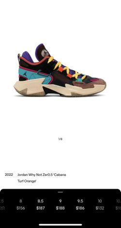 Jordan Why Not 5 Size 9 New New New