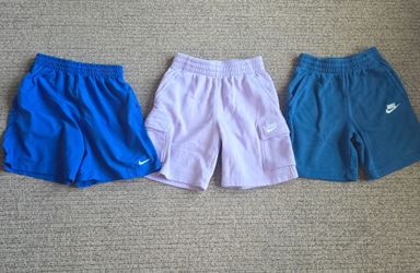 3 pairs of Nike boy shorts size Med-10/12