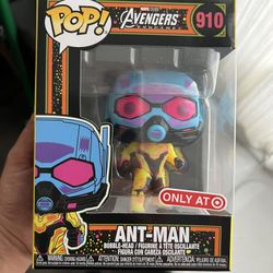 Ant Man Blacklight Black Light  Target Exclusive Funko Pop 