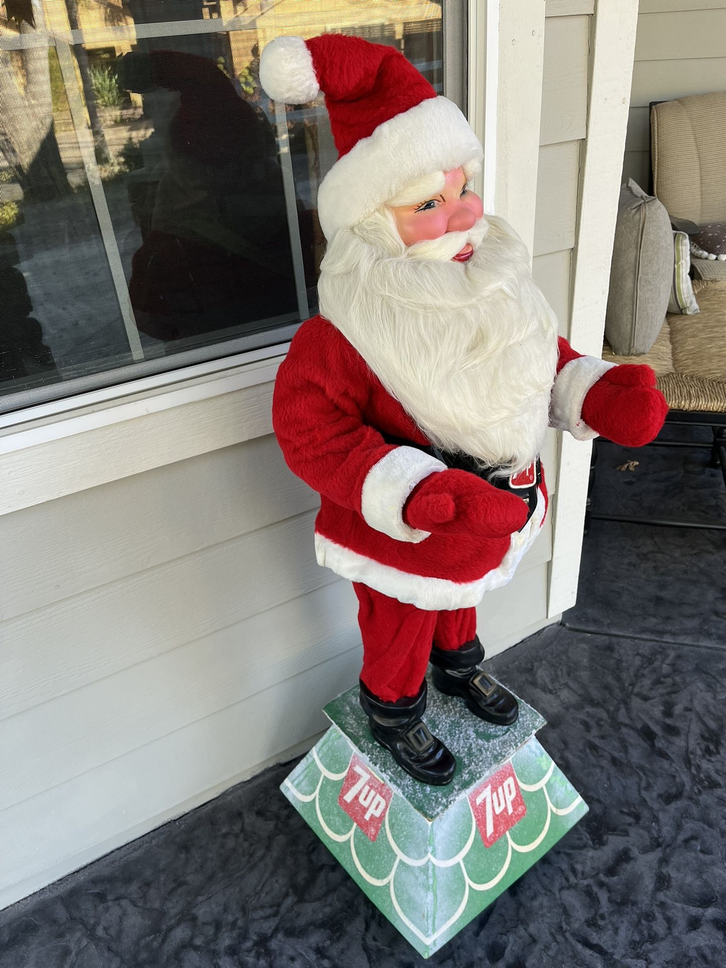 1970s 7UP Santa Claus By Harold Gale Original Christmas Store 