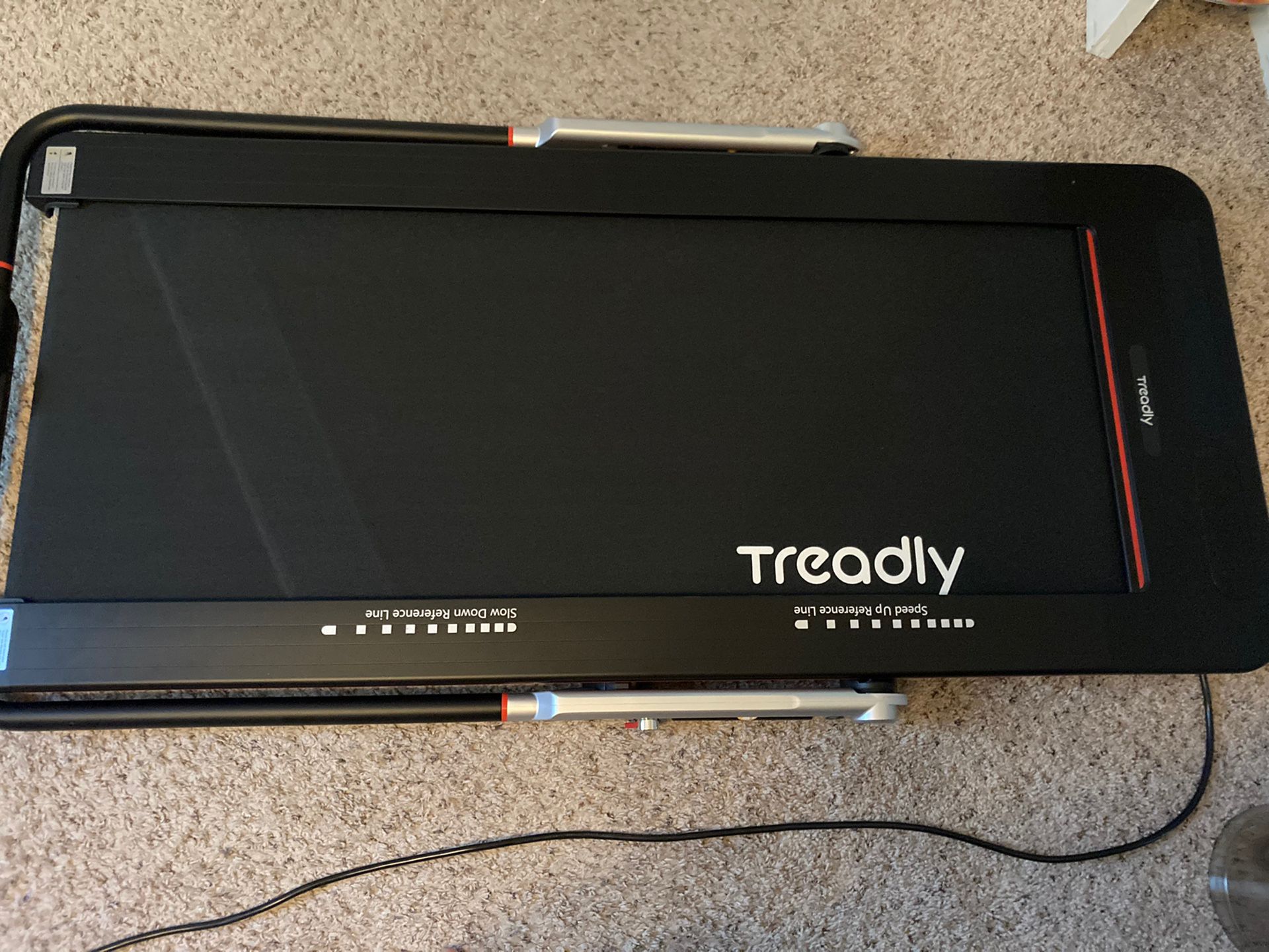 Treadly 2 compact treadmill, excellent condition!