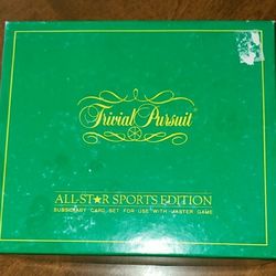 Trivial Pursuit All-Star Sports Edition Game- Subsidiary Card Set