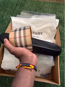 Burberry slides