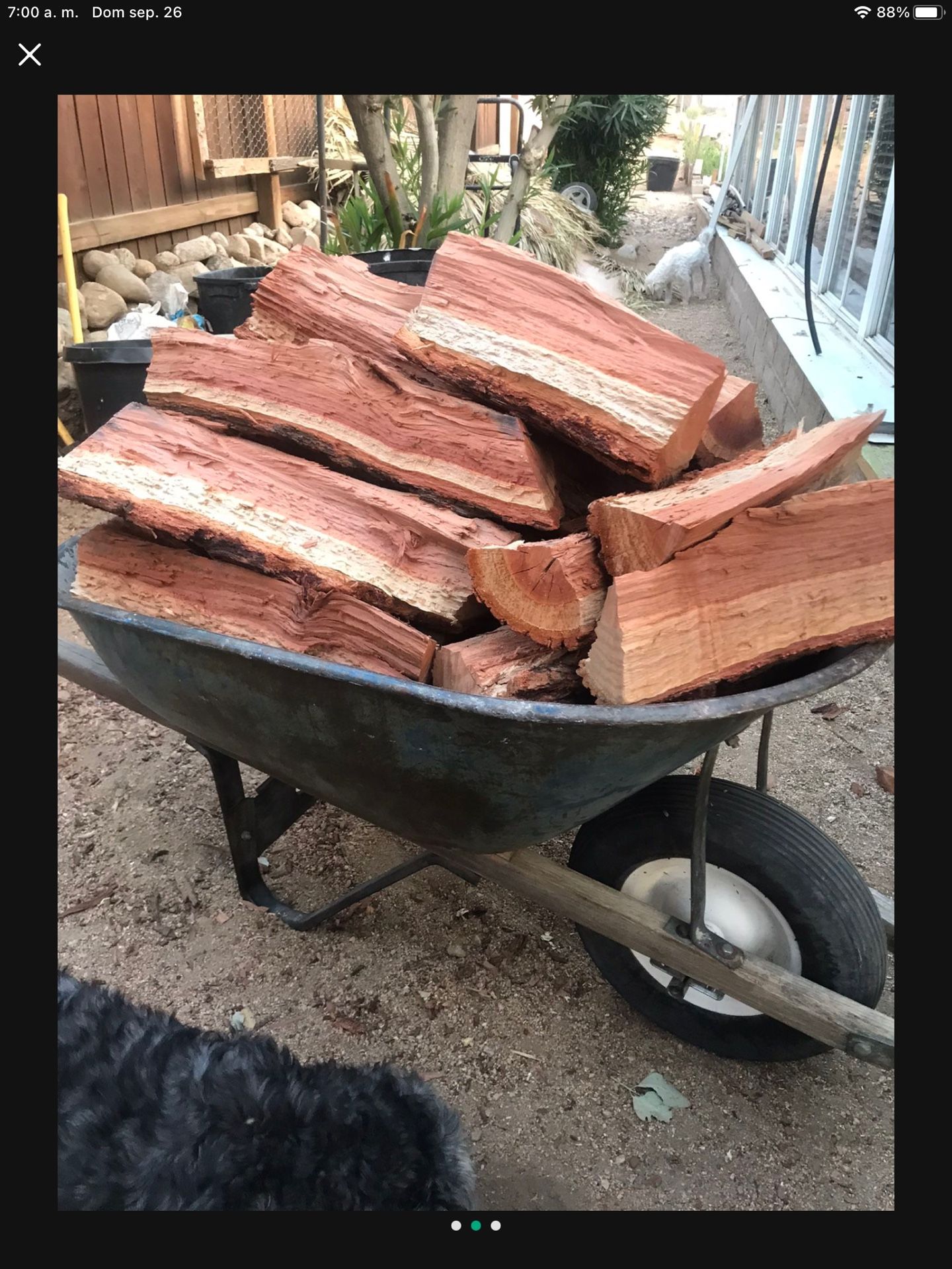 Eucalyptus  Firewood $25 Wheelbarrow 