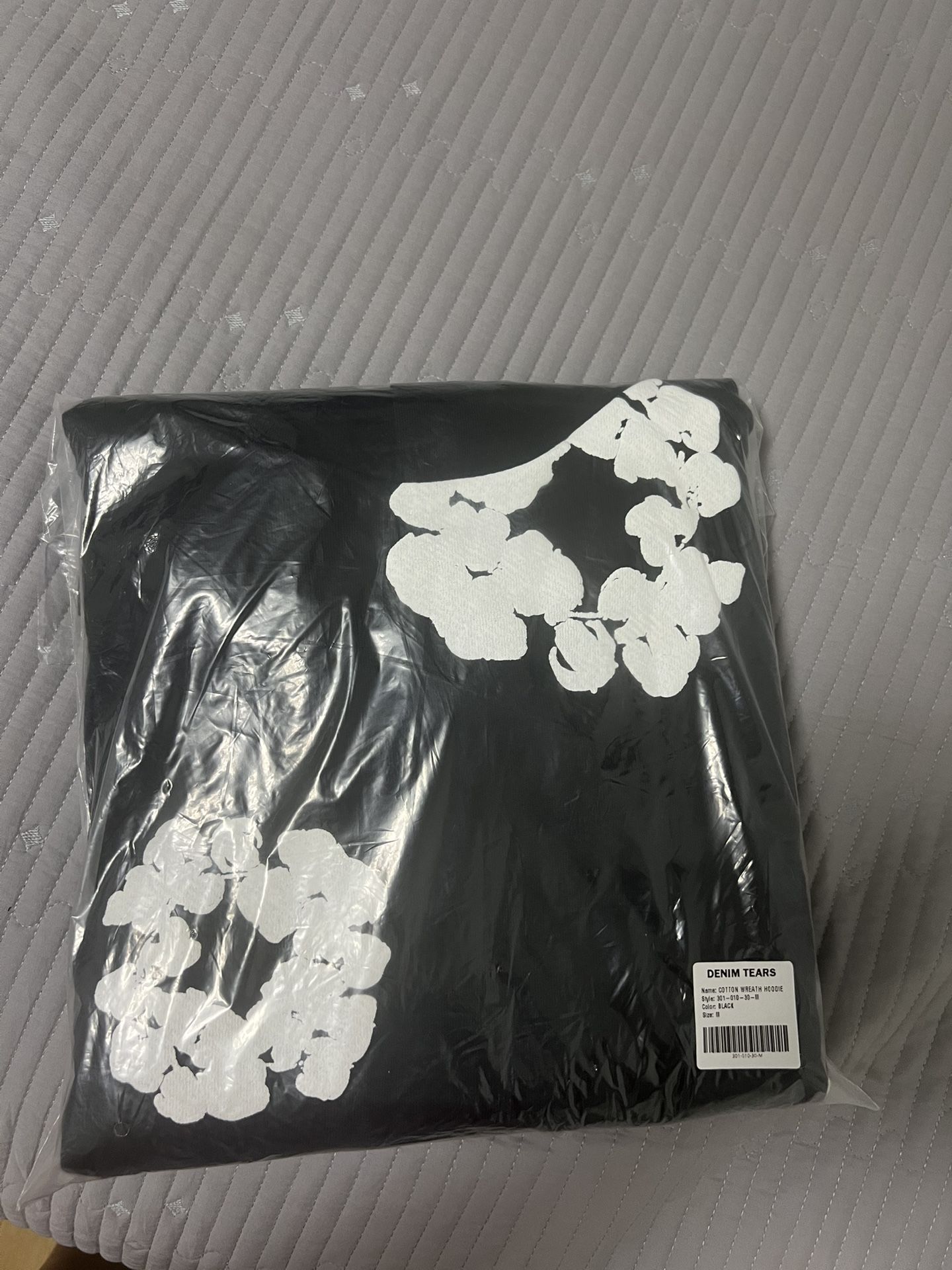 Black Denim Tears Hoodie Sizes M And S
