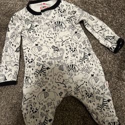 Long Sleeve E=MC B&W Magnetic Bodysuit