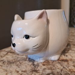 Cat Cup - With Tea Bag Holder - Excellent Condition 