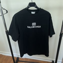 balenciaga bb pixel t shirt