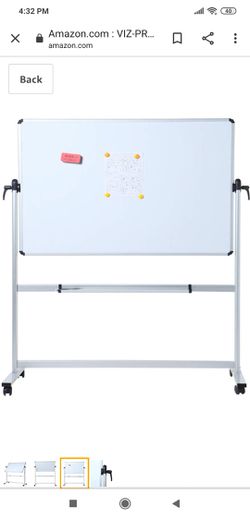 Magnetic mobile white board
