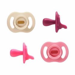 Tommee Tippee Ultra-Light StayPut Pacifier, One-Piece Silicone Design, 6-18m, 3 Pack