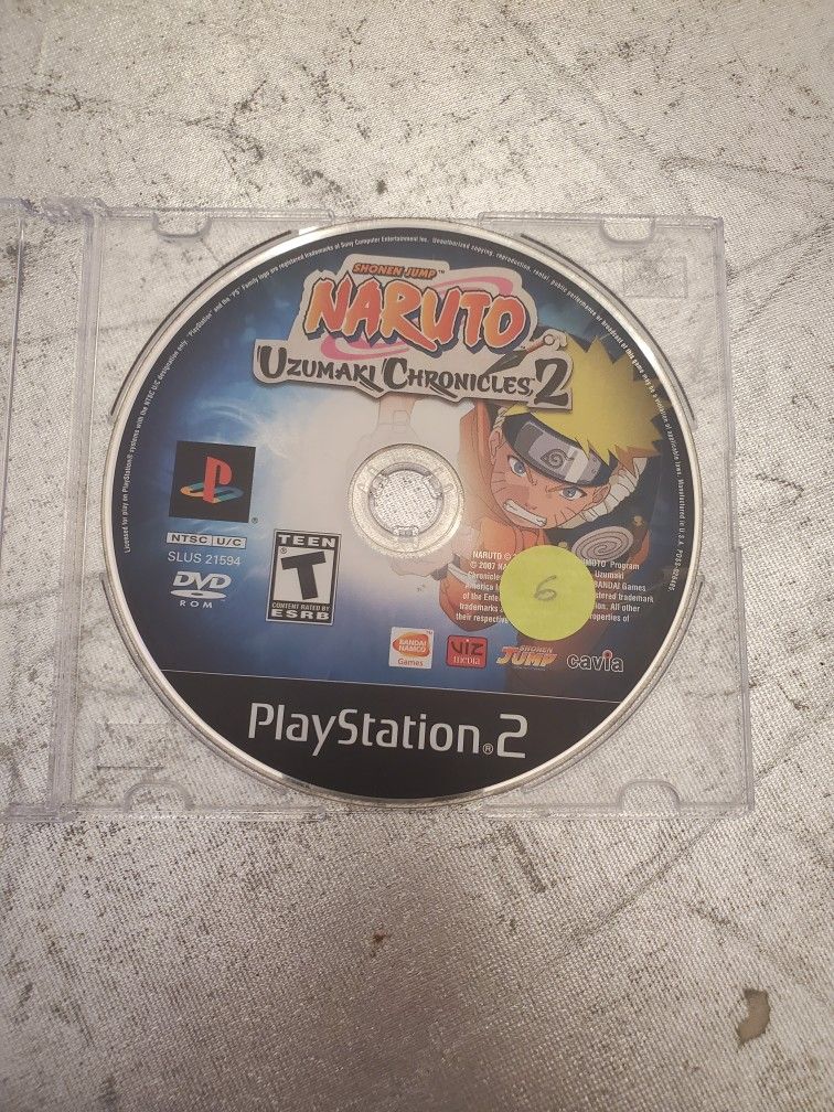 Naruto: Uzumaki Chronicles 2 (Sony PlayStation 2, 2006) PS2. Disc Only video game