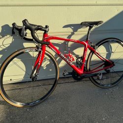 bicicleta de ruta Giant OCR (aluminio con horquilla de carbono), frenos de zapata, ruedas 700c, 