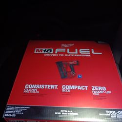 MILWAUKEE M18 FUEL 16G ANGLED FINISH NAILER NEW $220 FIRM