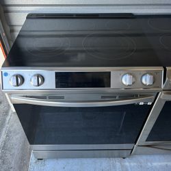 Samsung Glass Stove Air Fryer 