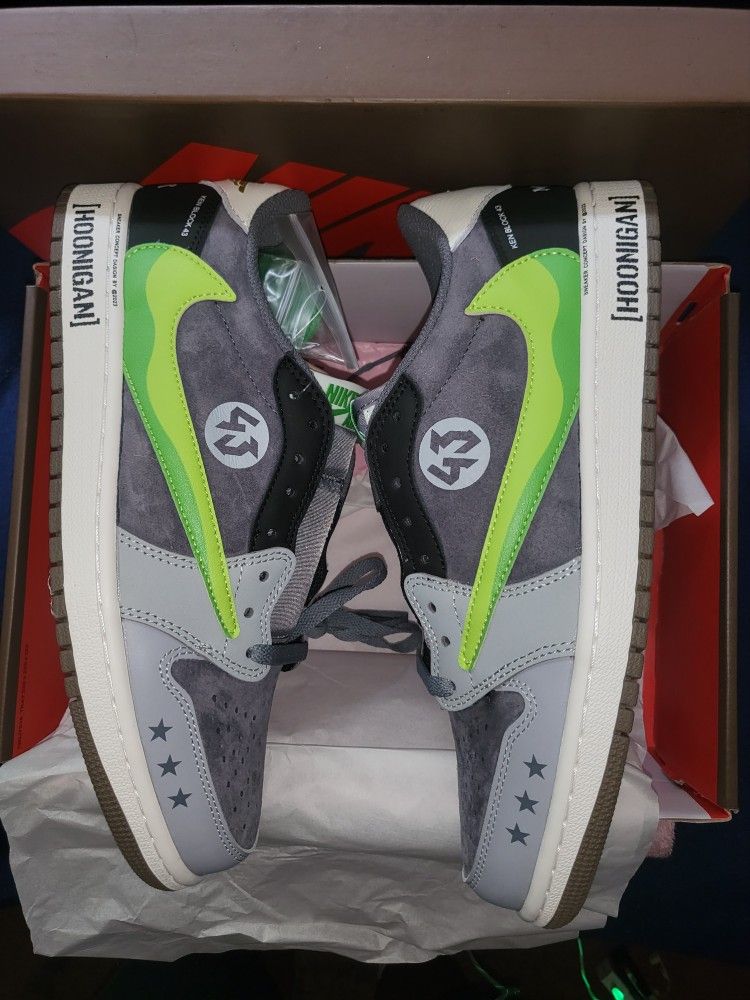 Nike Air Jordan 1 Low Custom Travis Scott Size 10 New