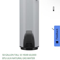 AO Smith 50 Gallon Nature Gas Water Heater