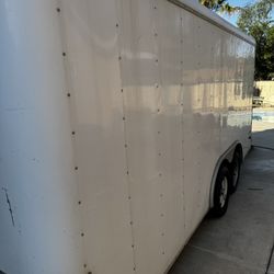 Pace Arrow 8x16 Ft Enclosed Double Axel Car Trailer 