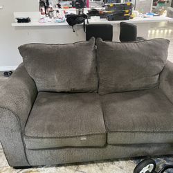 Gray Loveseat