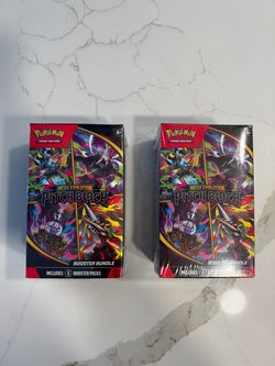 Pokémon Mega Evolution: Pitch Black Booster Bundles Sealed