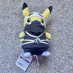 JAPAN Pokémon center LTD Pretend Team Skull Members Pikachu Plush with Tag