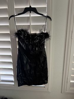 Faux Leather Dress