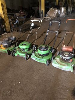 Vintage rare lawn-boy mowers Lot of 4 As is